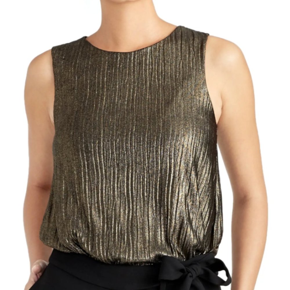Rachel Roy Small Gold/Black Tank
